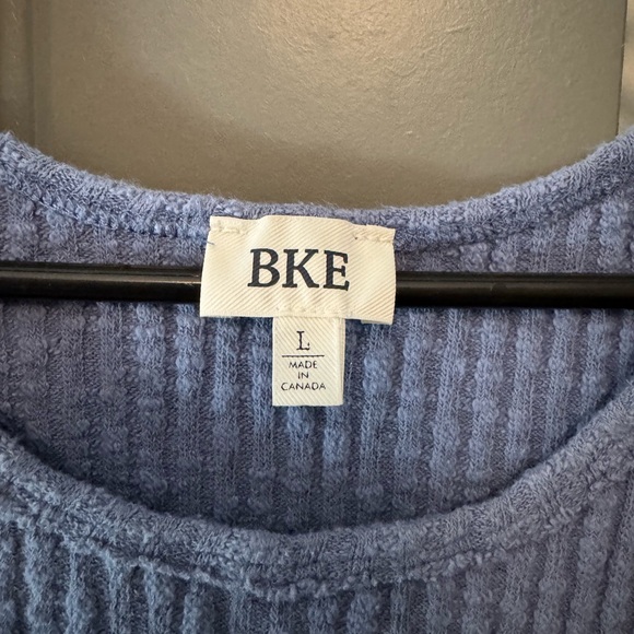 BKE Slate Blue Ribbed Tank Top - Picture 3 of 3